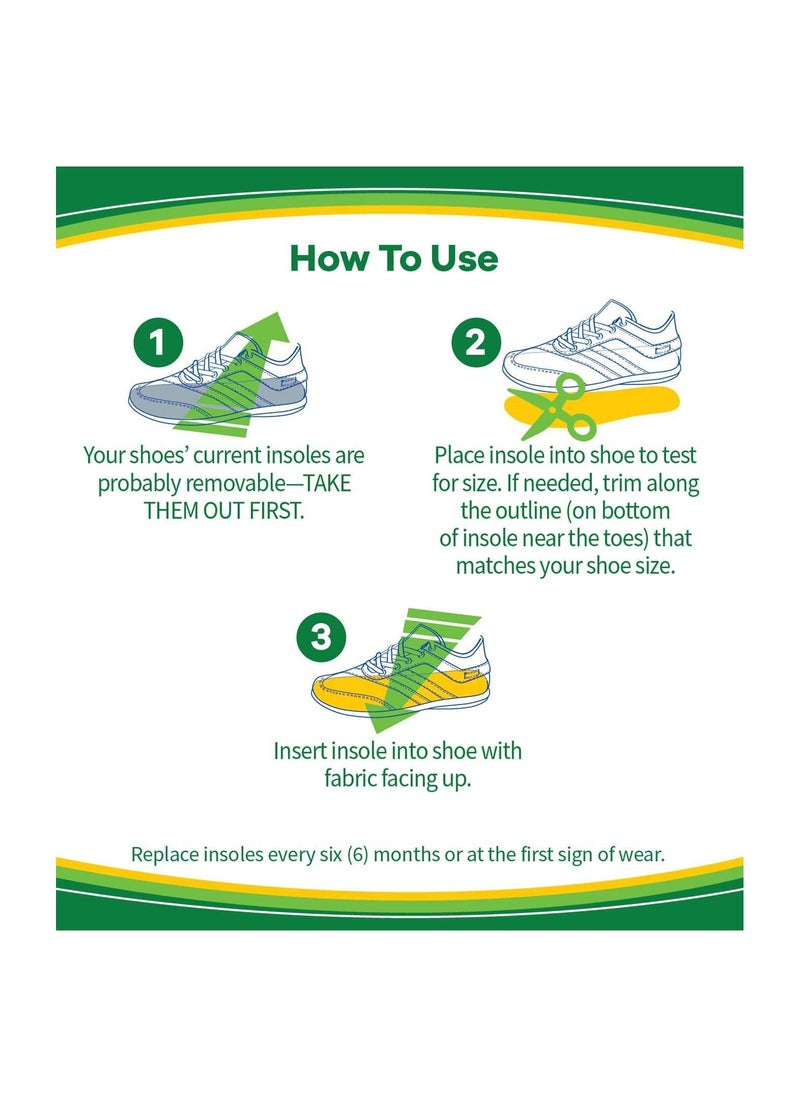 Dr. Scholl's - FITNESS WALKING Insoles. Reduce Stress and Strain on your Lower Body while you Walk and Reduce Muscle Soreness (for Men's 8-14) - Image 1