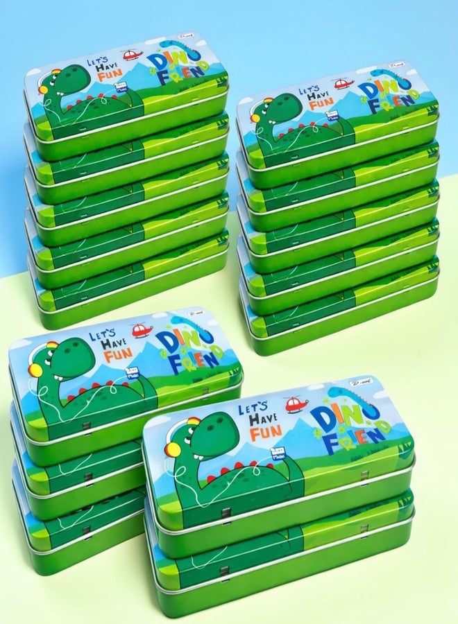 AMYCAUR Kids Dinosaur Theme Pencil Box Set – School Stationery Storage Case for Boys & Girls,Best Return Gift for Kids (Dino(Pack of 12)) - Image 4