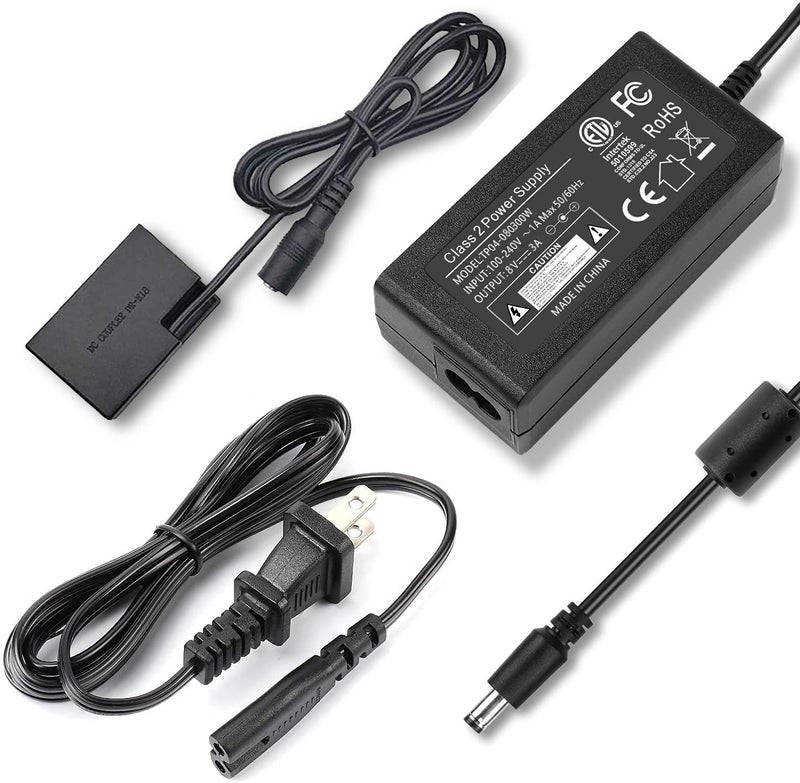 F1TP ACK-E18 AC Power Supply Adapter DR-E18 DC Coupler Kit for Canon EOS Rebel T6i T7i SL2 SL3 RP R10 T6s T8i 77D 200D 250D 750D 760D 800D 850D Cameras. - Image 1