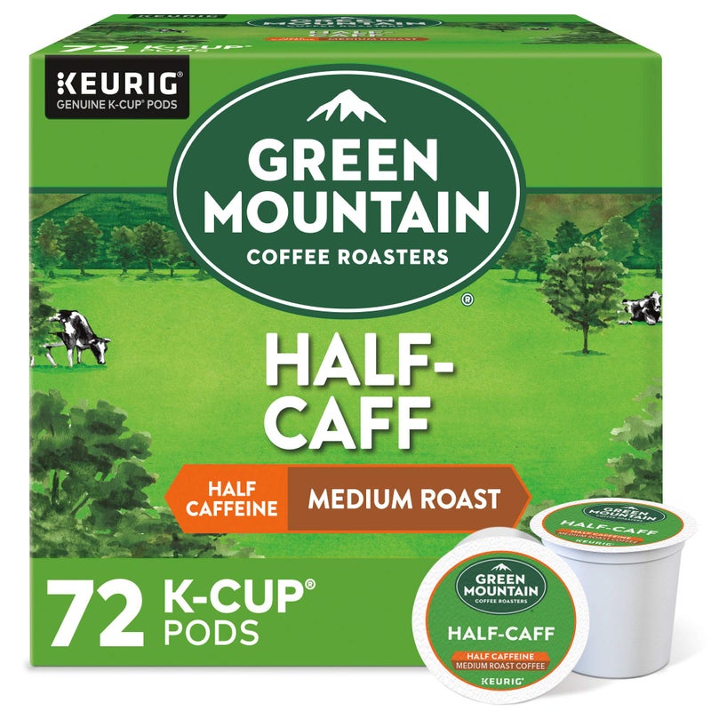 Green Mountain Coffee Roasters Half Caff Keurig SingleServe KCup pods Medium Roast Coffee 72 Count - Image 3