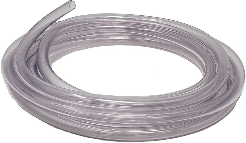 Food Grade Crystal Clear Vinyl Tubing, 1/4-Inch ID x 3/8-Inch OD, 10-FT, Made in USA