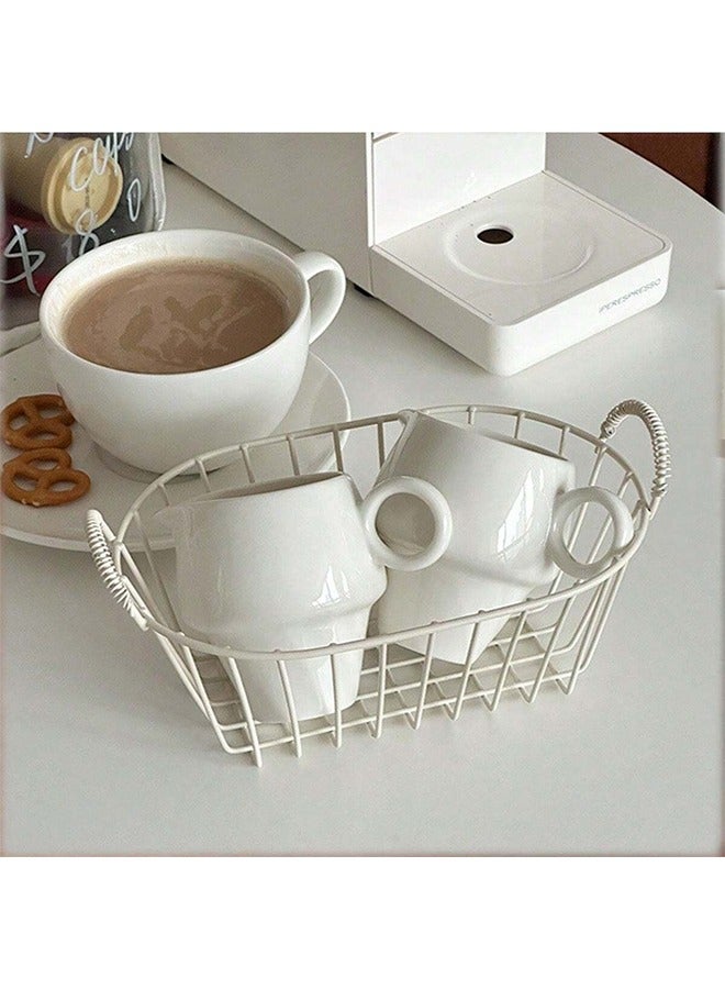 1-Piece White Ceramic Milk Pitcher, Espresso Cup  - Image 5