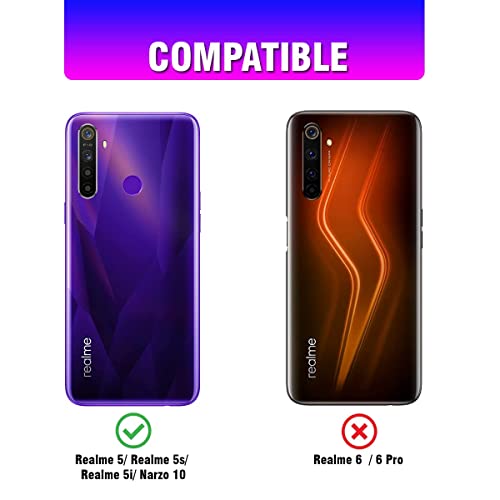 LIRAMARK Silicone Soft Back Cover Case for Realme 5/Realme 5s/Realme 5i/Narzo 10 (Green) - Image 2