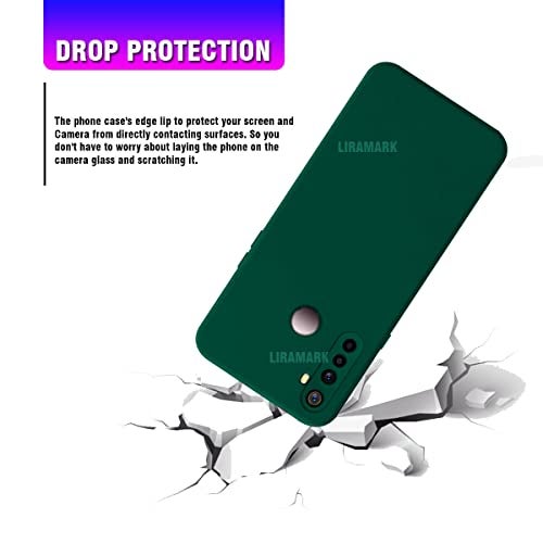 LIRAMARK Silicone Soft Back Cover Case for Realme 5/Realme 5s/Realme 5i/Narzo 10 (Green) - Image 3