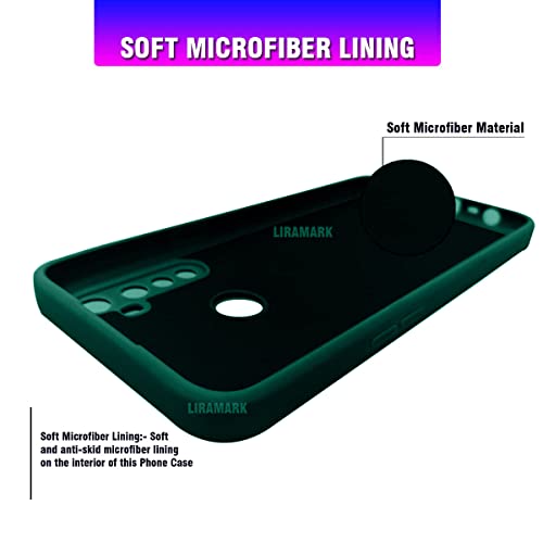 LIRAMARK Silicone Soft Back Cover Case for Realme 5/Realme 5s/Realme 5i/Narzo 10 (Green) - Image 5
