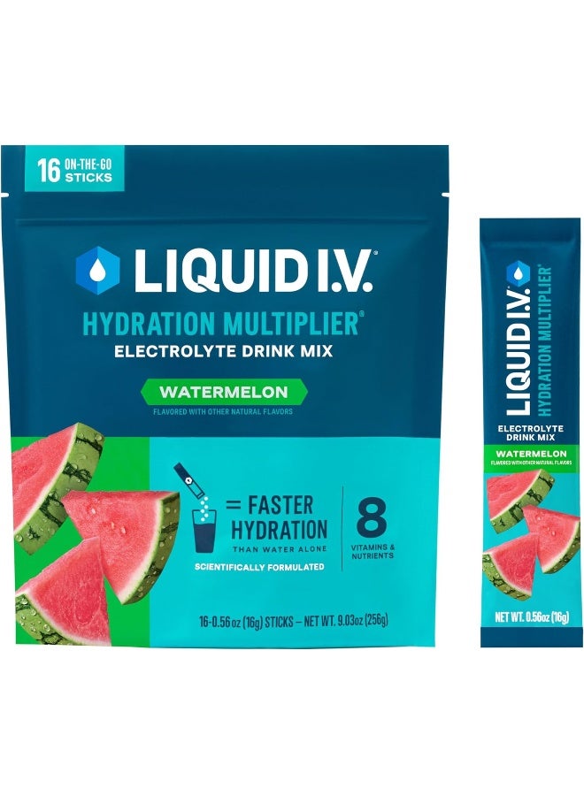 Liquid I.V. سائل آي.في. مضاعف الترطيب - بطيخ - عبوات مسحوق الترطيب - Image 1