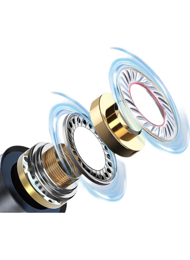 Newmine Xl06 Wired Earphones In-Ear Gaming Headset For Pubg, Karaoke, Computer, 3.5Mm With Mic Control, Compatible With Apple, Huawei, Xiaomi, Vivo Phones, Dark Gray - Image 1