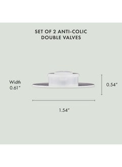 Baby Bottle Anti Colic Double Valve For Anti Colic Bottles & Natural Rubber Bottle Nipples Colic & Gas Preventing Bottles Parts 2 Pack - pzsku/Z15B78A4A9B9260BE5B3CZ/45/_/1692272768/74641733-910c-44d6-970e-ff540076ff5d