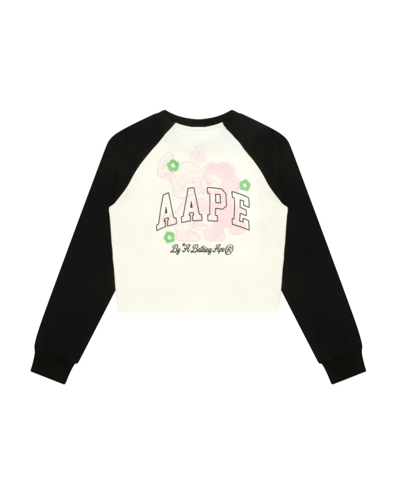 AAPE Logo raglan long sleeve tee
