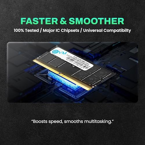 EVM 32GB DDR5 Laptop RAM Memory | 4800MHz | PC5-38400 | SO-DIMM | 262-Pin | CL19 | 1.1V Low Voltage | High Capacity Performance | 10 Year Warranty (EVMT32G4800S88P) - Image 4