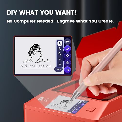 AlgoLaser 10W Smart Laser Engraver Machine, Class 1 Portable Laser Cutter with Built-in AlgoOS System, No Computer Required, Laser Engraving Machine for Metal, Wood, Acrylic, Leather. - Image 2