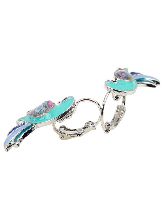 NEWEI Enamel Alloy Tropic Parrot Bird Earrings Fashion Animal Jewelry French Clip for Women Gift Charms Decorations - Image 4