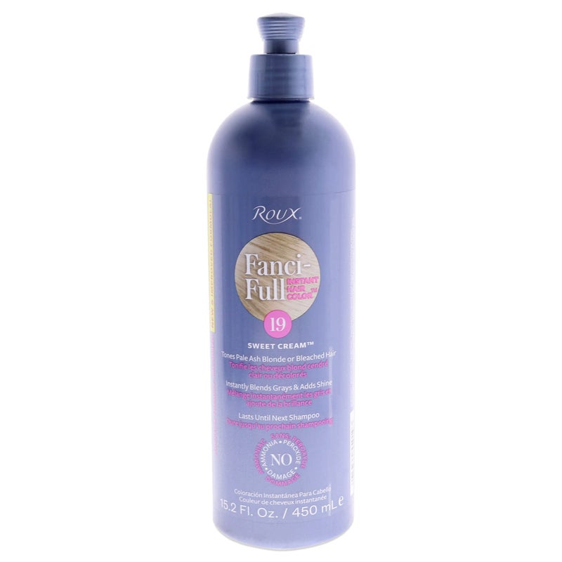 Roux Fanci-Full Rinse Instant Hair Color - 19 Sweet Cream Hair Color Unisex 15.2 oz - Image 1