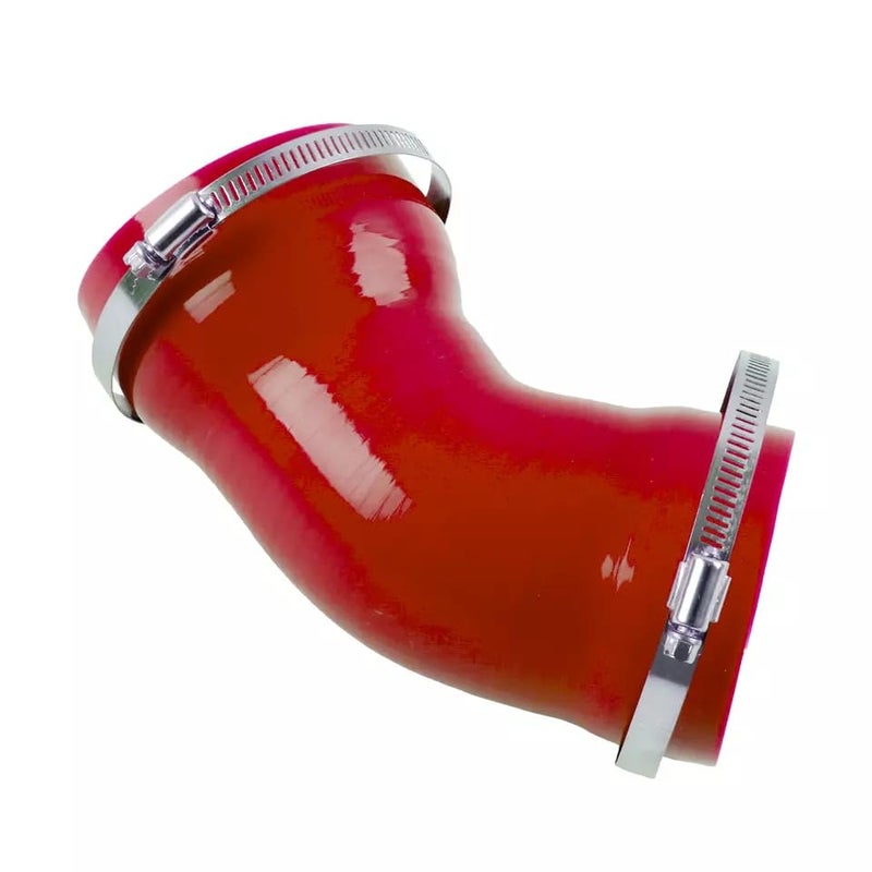 ASYXPCRH Compatible With Porsche Carerra 996 997 C2 C4 NonTurbo Cold Air Intake Silicone Tube Pipe Clamp 4Ply Red - Image 1