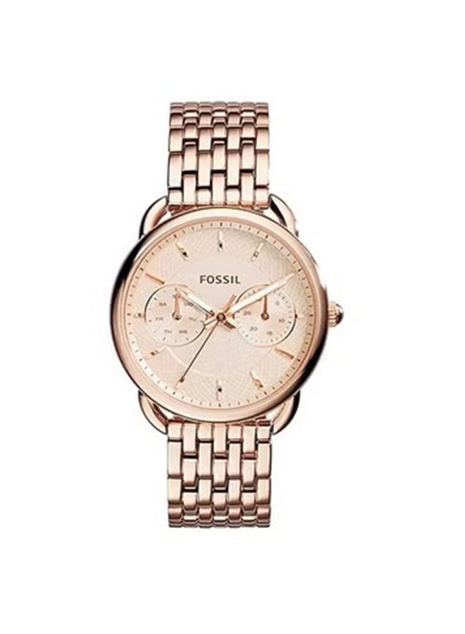 FOSSIL Ladies' Waterproof Stainless Steel strap Chronograph Wristwatch -ES3713 - Image 1