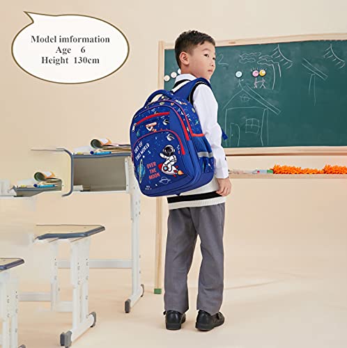 Cusangel Kids Backpack for Boys Elementary Kindergarten Preschool School Bag 16 inch Multifunctional Cute Large Capacity - Image 2