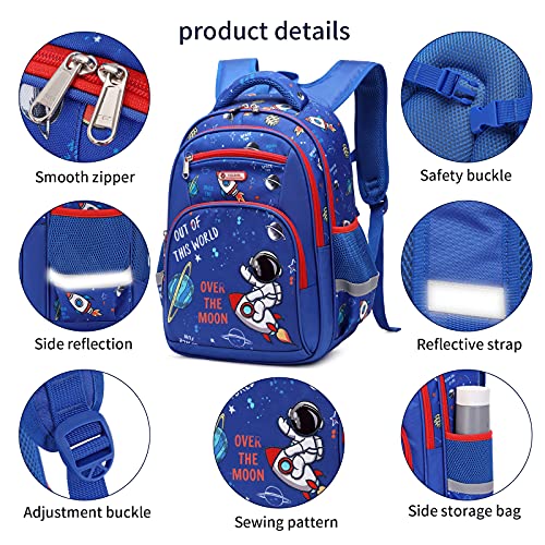 Cusangel Kids Backpack for Boys Elementary Kindergarten Preschool School Bag 16 inch Multifunctional Cute Large Capacity - Image 3