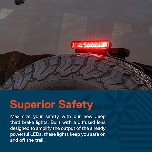 ONLINE LED STORE TRUE MODS LED Third Brake Light Replacement for Jeep 2018+ Wrangler JL [Smoked Lens] [Plug-n-Play] [IP67 Waterproof] - Image 3