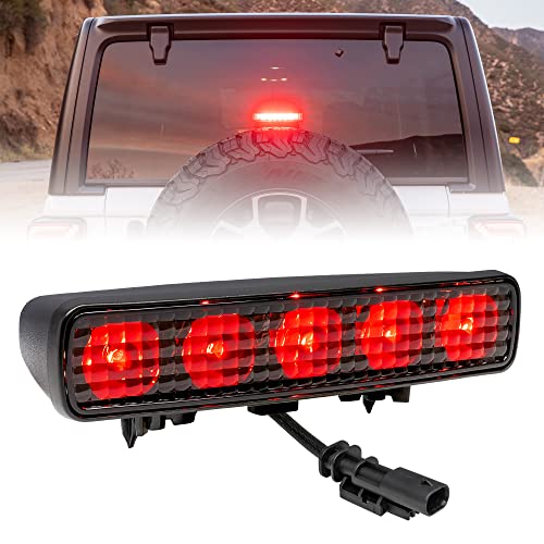 ONLINE LED STORE TRUE MODS LED Third Brake Light Replacement for Jeep 2018+ Wrangler JL [Smoked Lens] [Plug-n-Play] [IP67 Waterproof] - Image 1