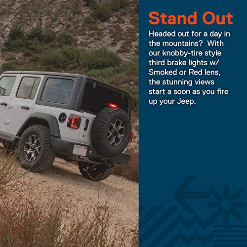 ONLINE LED STORE TRUE MODS LED Third Brake Light Replacement for Jeep 2018+ Wrangler JL [Smoked Lens] [Plug-n-Play] [IP67 Waterproof] - Image 5