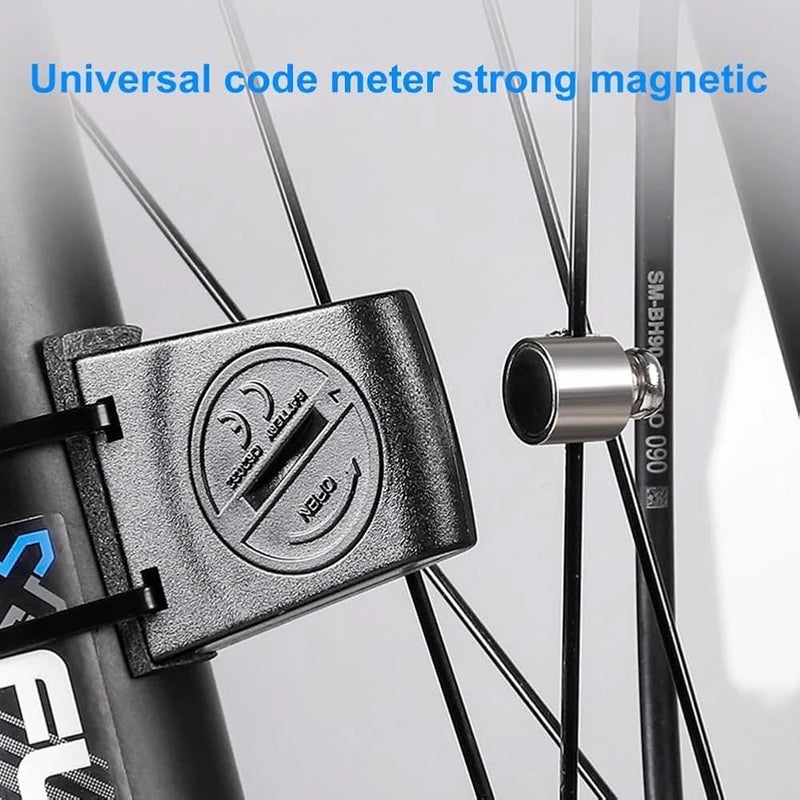 SquEqu 2 Pack Bicycle Speedometer Magnet Bike Computer Odometer Wheel Spoke Magnet Waterproof Speed Counting Sensor Universal for Bicycles Tachometer Cycling Riding Replacement Parts - Image 3