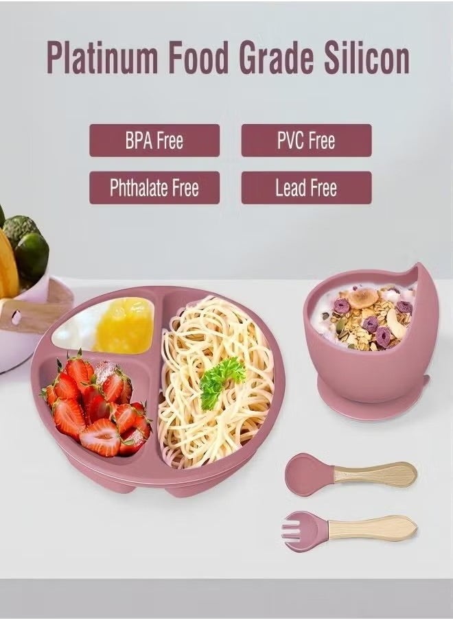 Gonice Baby Feeding Set 9 Piece, Baby Led Weaning Utensils Set Includes Suction Bowl and Plate, Baby Spoon and Fork, Sippy Cup with Straw and Lid, Baby Feeding Supplies  - Image 2