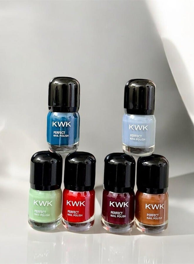 كيه دابليو كيه طلاء أظافر (مناكير) – 24 لون من KWK - Image 3