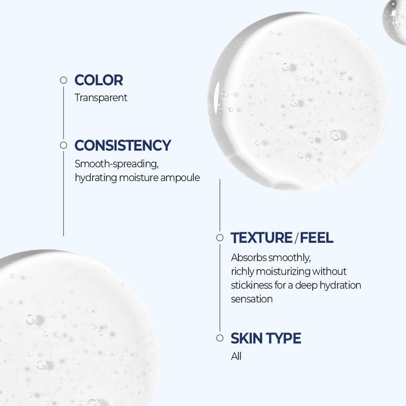 Klavuu BLUE PEARLSATION 8 Hydra Marine Ampoule - Enriched with Hyaluronic Acid for Dual-Layered Skin Hydration & Panthenol Nourishment - Ideal for Sensitive Skin Types â€“ 1.69 floz - Image 5