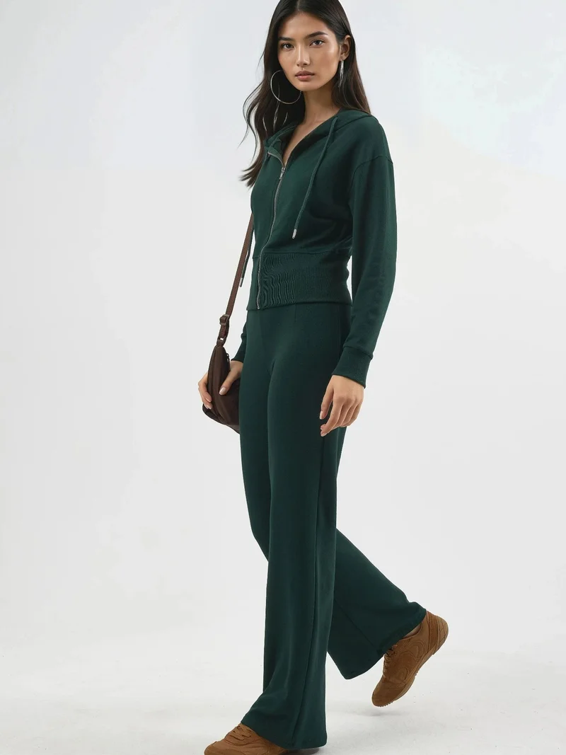 Busem BUSEM High Waist Pull-On Straight Leg Pants