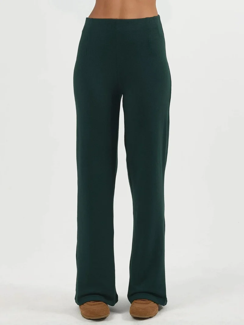 Busem BUSEM High Waist Pull-On Straight Leg Pants