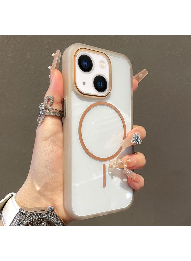 S-TOP Case For iPhone 15 Plus Translucent Armor MagSafe N52 Thin Circle Phone Case - Image 1