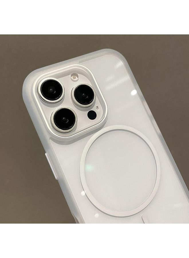 S-TOP Case For iPhone 15 Plus Translucent Armor MagSafe N52 Thin Circle Phone Case - Image 5