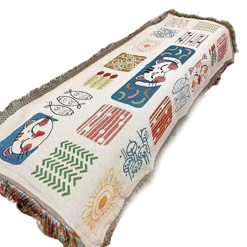 Sofa cover, non-slip, stain-resistant, easy to wash, coarse cloth fabric, high-end sofa cushion - Image 4