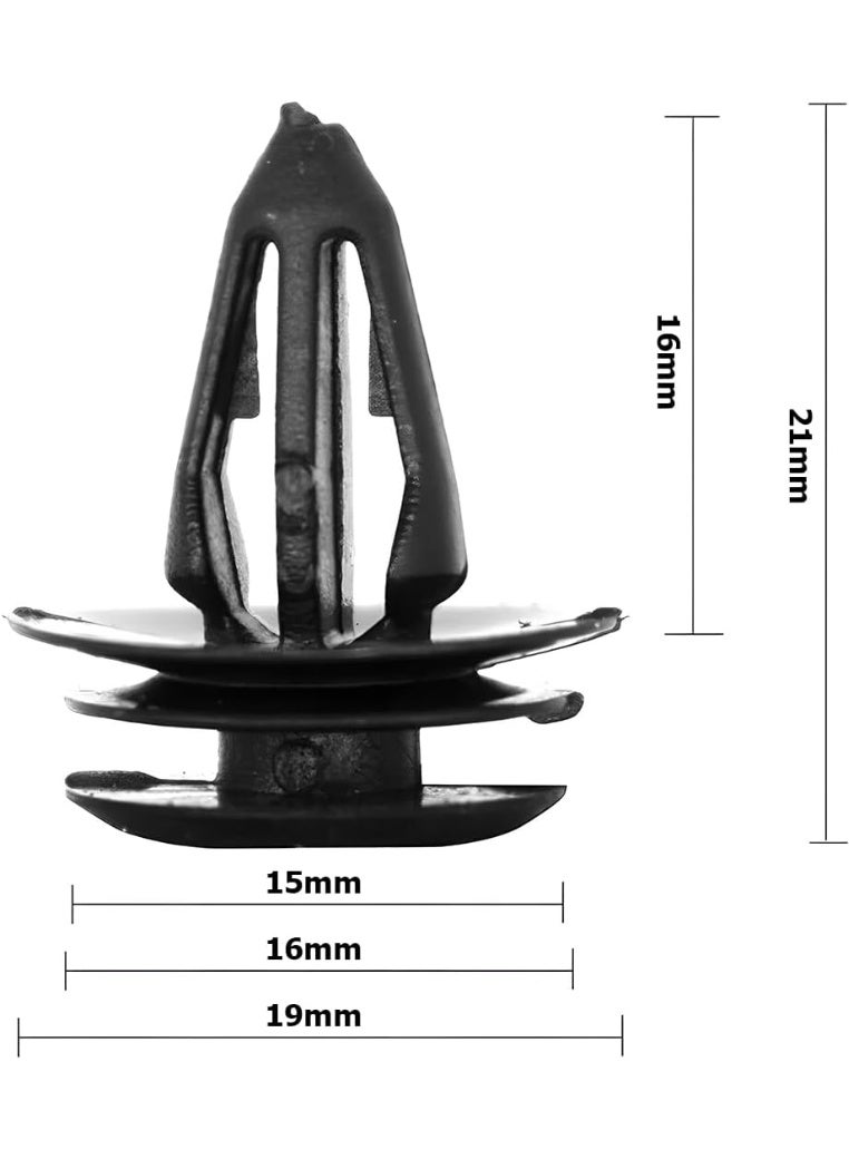 Pack of 20 Car Mounting Clips, Bumper Body Clip, Door Trim Clips, Bumper Trim, Plastic Clips Set, for Car Door Bumper Panel - Image 2