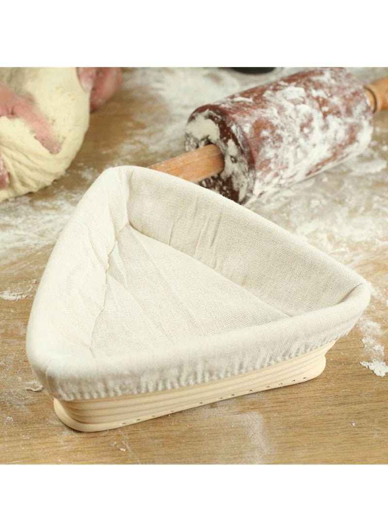 SYOSI - Bread Proofing Basket Banneton Brotform Bread Rattan Basket with Cloth Liner Baking Bowl for Professional Home Bakers - Image 1