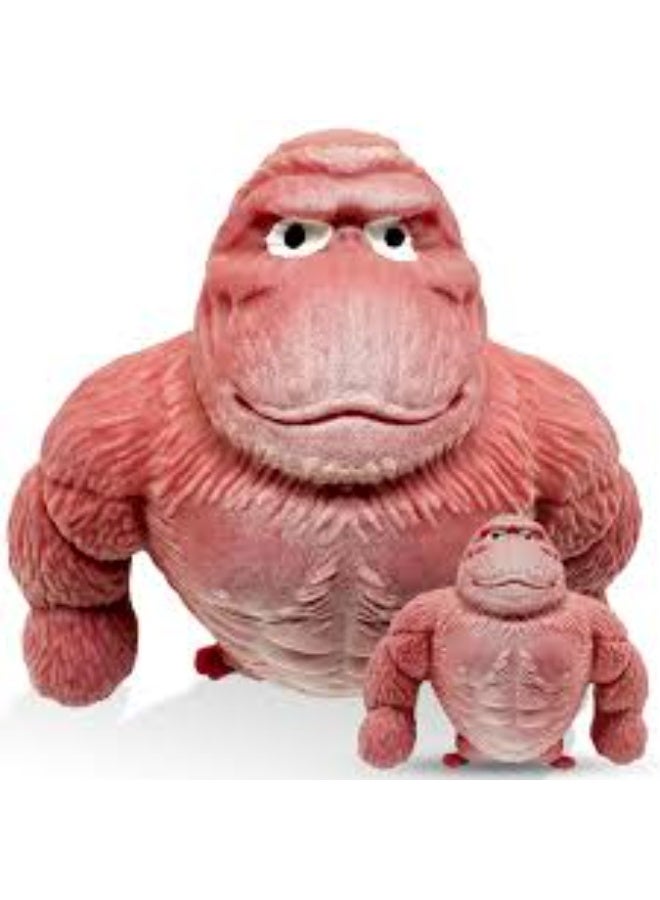 Squishy Monkey Toy – Jumbo Stretchy Gorilla Stress Relief Fidget Toy – Soft, Slow-Rising, Kawaii Animal-Inspired Novelty Gift for Kids & Adults – Anti-Anxiety Sensory Play Accessory - Image 1