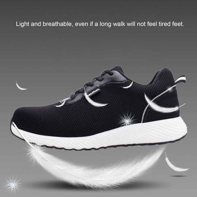 Safety Shoes: 6KV Insulation, Widened Steel Toe - Breathable Mesh Vamp, Anti-Puncture Anti-Slip EVA Sole Protective Work Footwear for Industrial Construction Harsh Workplace Environments - Image 2