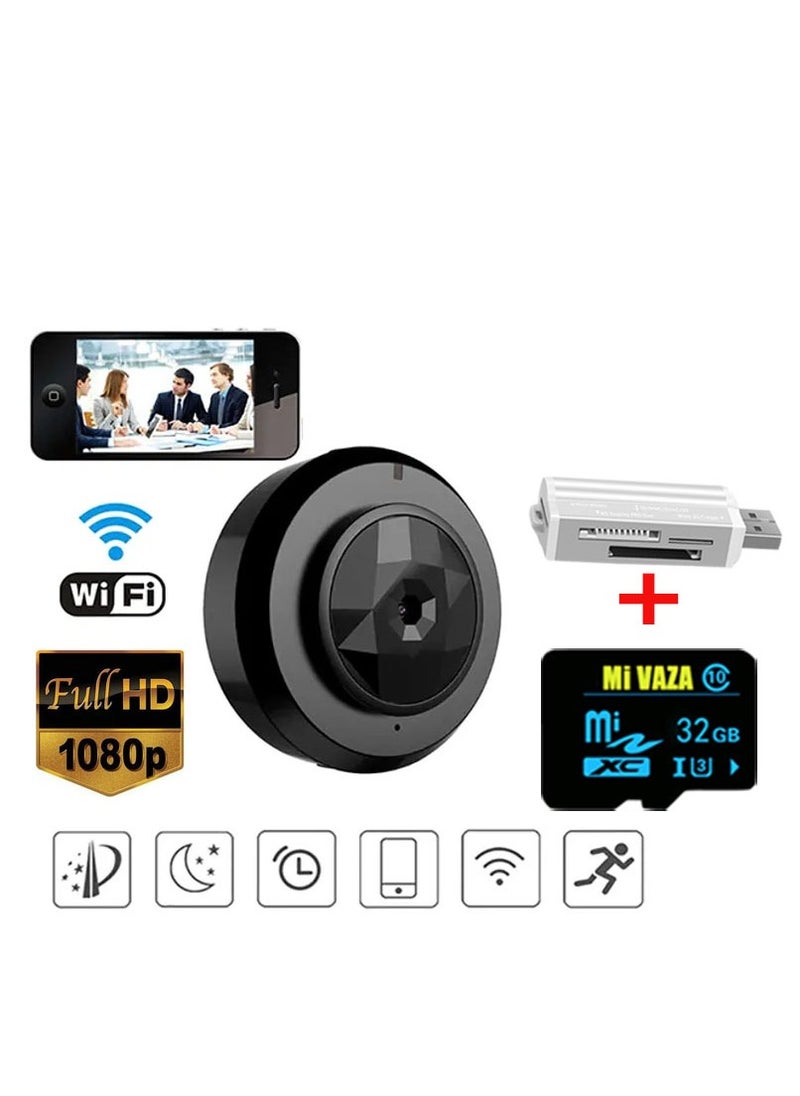 Mi VAZA - C6 HD 1080P Wifi Night Vision Live Portable Nanny Camera With 32GB Memory Card - Image 1