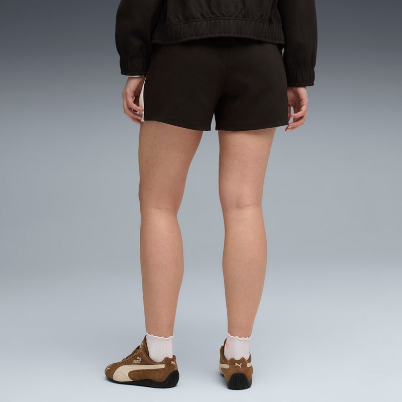 PUMA T7 Pintuck 4" Womens Black Shorts - Image 2