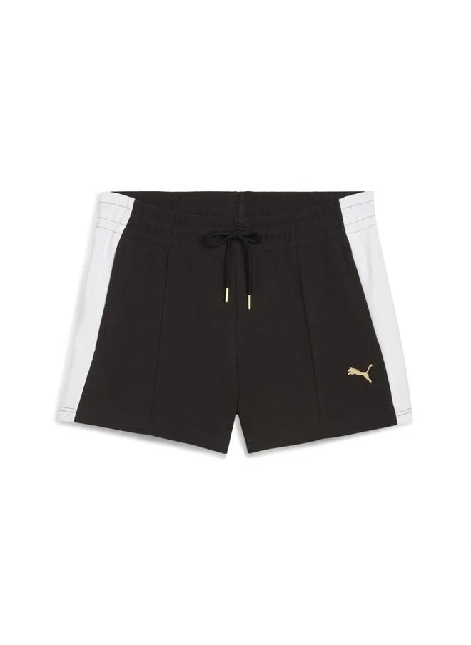 Puma PUMA Black T7 Pintuck 4" Shorts Women for Women | Best Price UAE