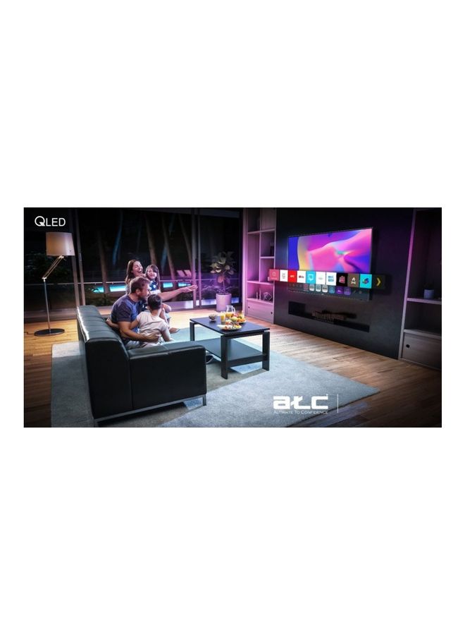 ايه تي سي تلفزيون ذكي 55 بوصة بدقة ، QLED ، نظام webOS ، ريموت ماجيك ، صوت دولبي E-LD-55UWBQ S اسود - Image 2