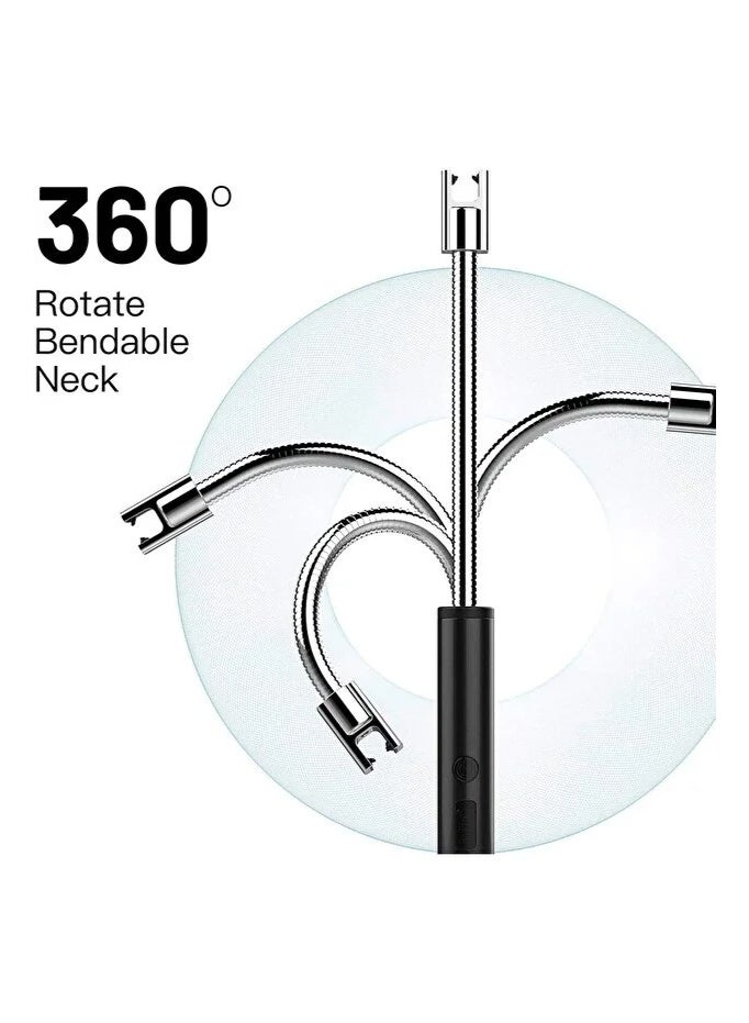 ولاعة الكترونية بتصميم مرن بدون لهب ،بلازما قابلة لاعادة الشحن مع مؤشر لحالة البطارية،مقاومة للرياح - Image 5