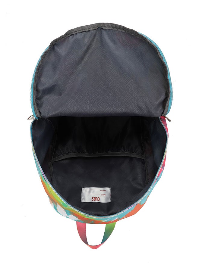 CUBS Tie Dyed Waterproof Kids 28L Backpack with zip closure Ideal for 8-15 years age group, Compatible with 15" Laptop - Image 4