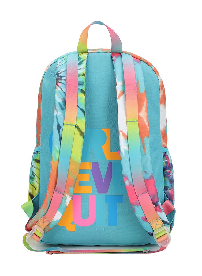 CUBS Tie Dyed Waterproof Kids 28L Backpack with zip closure Ideal for 8-15 years age group, Compatible with 15" Laptop - Image 3