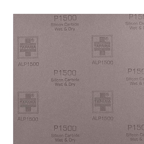 Taparia 9" X 11" Silicon Carbide Wet Or Dry Emery Sheet, Grit 1500 - Pack Of 10 (Alp 1500) - Image 5
