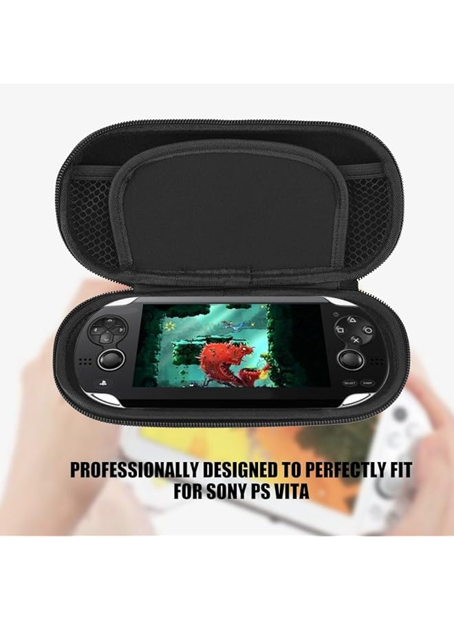 erorex Bag Hard Organizer Protective Portable Carrying Case Pouch For Sony Vita For Sony Ps Vita Black  - Image 2