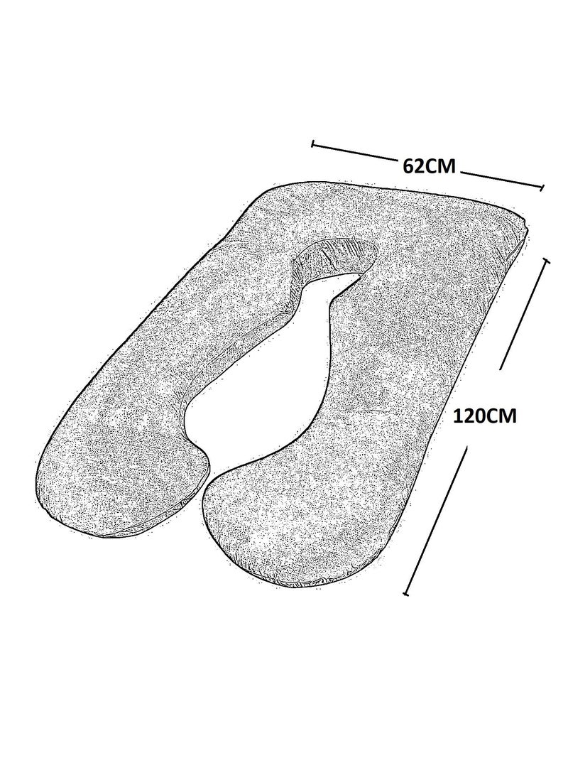 Sleep night U Shape Comfortable Maternity Pillow  - Image 3