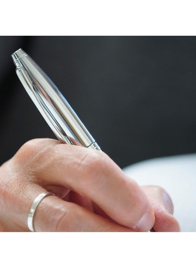 Cross Calais Brushed Rose Gold Plate and Black Lacquer Rollerball Pen AT0115-27 - Image 5