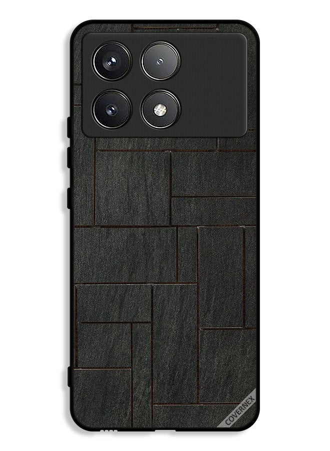 Covernex غطاء حماية لهاتف Xiaomi Poco X6 Pro 5G بنمط جدار حجري - Image 1