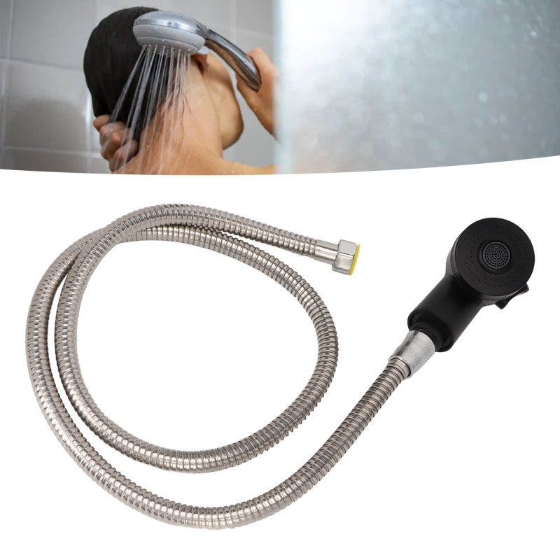 Salon Shampoo Bowl Sprayer: Alloy Material, Ceramic Valve Spool, Anti-Leakage - Electroplating Surface, Easy Install, Compact Design Sprayer for Professional Hair Salon Barber Shop - Image 1